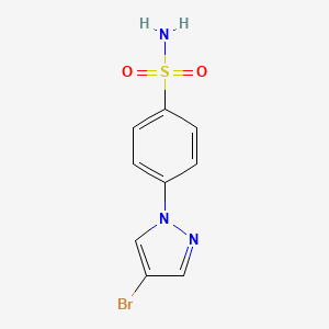 B1293484 4-(4-Bromo-1H-pyrazol-1-yl)benzenesulfonamide CAS No. 957034-91-2