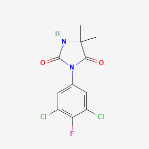 2,4-Imidazolidinedione, 3-(3,5-dichloro-4-fluorophenyl)-5,5-dimethyl-