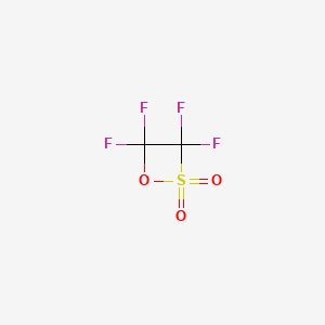 molecular formula C2F4O3S B1293489 3,3,4,4-四氟-1,2-氧杂噻烷 2,2-二氧化物 CAS No. 697-18-7