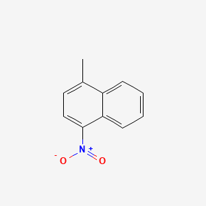 molecular formula C11H9NO2 B1293490 1-甲基-4-硝基萘 CAS No. 880-93-3