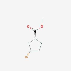 Rel-methyl (1R,3S)-3-bromocyclopentane-1-carboxylate