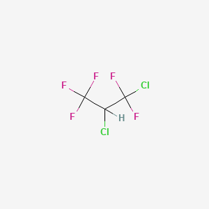 molecular formula C3HCl2F5 B1293494 1,2-二氯-1,1,3,3,3-五氟丙烷 CAS No. 431-86-7