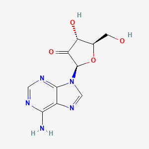 (2R,4R,5R)-2-(6-aminopurin-9-yl)-4-hydroxy-5-(hydroxymethyl)oxolan-3-one