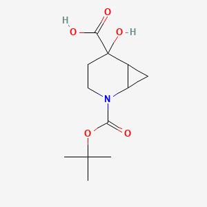 2-(tert-Butoxycarbonyl)-5-hydroxy-2-azabicyclo[4.1.0]heptane-5-carboxylic acid