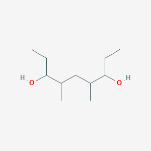 4,6-Dimethylnonane-3,7-diol