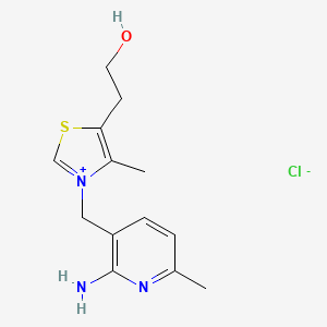 3-((2-Amino-6-methylpyridin-3-yl)methyl)-5-(2-hydroxyethyl)-4-methylthiazol-3-ium chloride