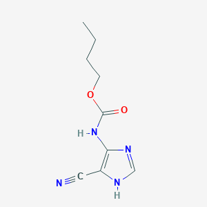 Butyl (5-cyano-1H-imidazol-4-yl)carbamate