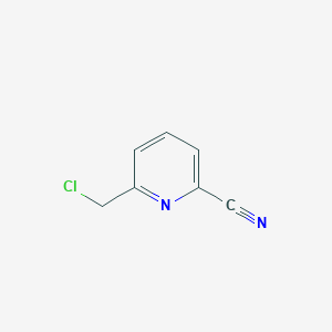 molecular formula C7H5ClN2 B129350 6-Chloromethyl-2-cyanopyridine CAS No. 135450-23-6