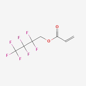 molecular formula C7H5F7O2 B1293511 2,2,3,3,4,4,4-Heptafluorobutyl acrylate CAS No. 424-64-6