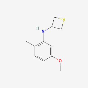 N-(5-Methoxy-2-methylphenyl)thietan-3-amine