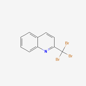 molecular formula C10H6Br3N B1293515 Quinoline, 2-(tribromomethyl)- CAS No. 613-53-6