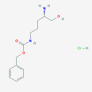 Benzyl (S)-(4-amino-5-hydroxypentyl)carbamate hydrochloride