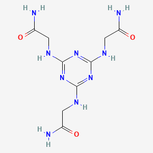 2,2',2''-((1,3,5-Triazine-2,4,6-triyl)tris(azanediyl))triacetamide