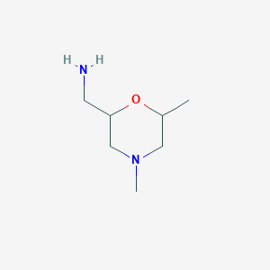 (4,6-Dimethylmorpholin-2-yl)methanamine