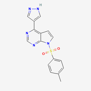 4-(1H-pyrazol-4-yl)-7-tosyl-7H-pyrrolo[2,3-d]pyrimidine