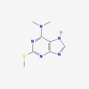 Purine, 6-dimethylamino-2-methylthio-