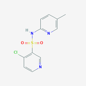 4-chloro-N-(5-methylpyridin-2-yl)pyridine-3-sulfonamide