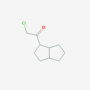 B129354 2-Chloro-1-(octahydropentalen-1-yl)ethan-1-one CAS No. 156801-32-0
