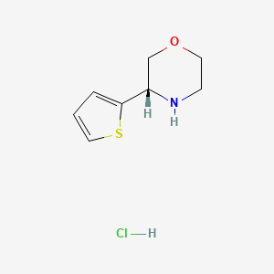 (S)-3-(Thiophen-2-yl)morpholine hydrochloride