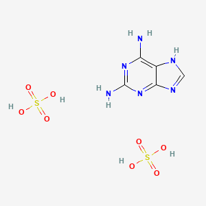 7H-Purine-2,6-diamine bis(sulfate)