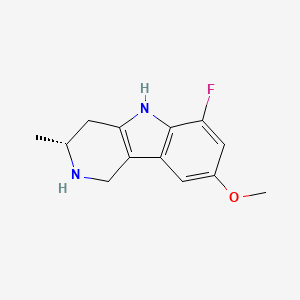 (R)-6-Fluoro-8-methoxy-3-methyl-2,3,4,5-tetrahydro-1H-pyrido[4,3-b]indole