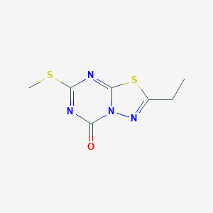 2-Ethyl-7-(methylsulfanyl)-5H-[1,3,4]thiadiazolo[3,2-a][1,3,5]triazin-5-one