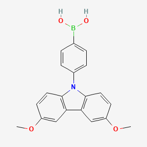 (4-(3,6-Dimethoxy-9H-carbazol-9-yl)phenyl)boronic acid