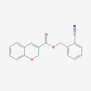 2-Cyanobenzyl 2H-chromene-3-carboxylate