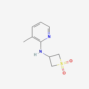 3-((3-Methylpyridin-2-yl)amino)thietane 1,1-dioxide