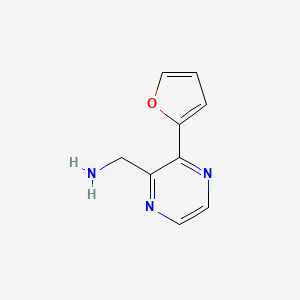 (3-(Furan-2-yl)pyrazin-2-yl)methanamine