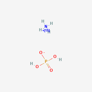 molecular formula H6NO4P B12935553 Ammonium dihydrogen phosphate-15N 