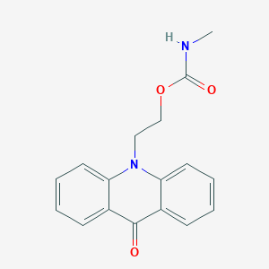 2-(9-Oxoacridin-10(9H)-yl)ethyl methylcarbamate