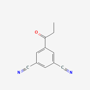 1-(3,5-Dicyanophenyl)propan-1-one