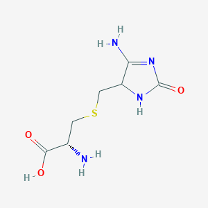 (2R)-2-amino-3-[(4-amino-2-oxo-1,5-dihydroimidazol-5-yl)methylsulfanyl]propanoic acid