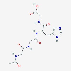 N-Acetylglycylglycyl-L-histidylglycine