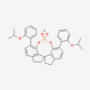 12-hydroxy-1,10-bis(2-propan-2-yloxyphenyl)-4,5,6,7-tetrahydroiindeno[7,1-de:1',7'-fg][1,3,2]dioxaphosphocine 12-oxide