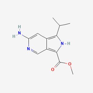 Methyl 6-amino-1-isopropyl-2H-pyrrolo[3,4-c]pyridine-3-carboxylate