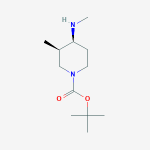 tert-Butyl (3R,4S)-3-methyl-4-(methylamino)piperidine-1-carboxylate