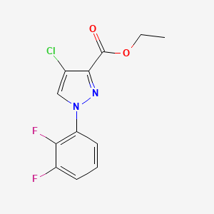 Ethyl 4-chloro-1-(2,3-difluorophenyl)-1H-pyrazole-3-carboxylate