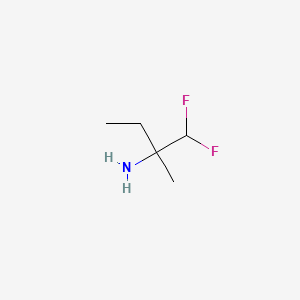 1,1-Difluoro-2-methylbutan-2-amine