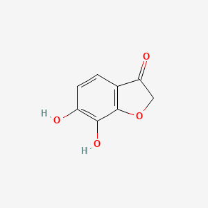 B1293603 3(2H)-Benzofuranone, 6,7-dihydroxy- CAS No. 6272-27-1