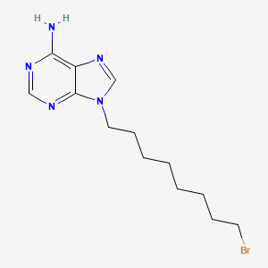 molecular formula C13H20BrN5 B12936067 9-(8-Bromooctyl)-9H-purin-6-amine CAS No. 208851-92-7