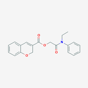 2-(Ethyl(phenyl)amino)-2-oxoethyl 2H-chromene-3-carboxylate