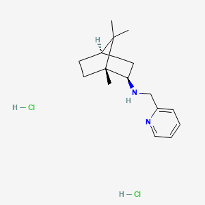 (1R,2R,4R)-1,7,7-Trimethyl-N-(pyridin-2-ylmethyl)bicyclo[2.2.1]heptan-2-amine dihydrochloride