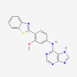 N-(4-(benzo[d]thiazol-2-yl)-3-methoxyphenyl)-9H-purin-6-amine