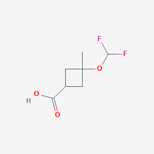 Rel-(1s,3s)-3-(difluoromethoxy)-3-methylcyclobutane-1-carboxylic acid