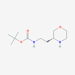 tert-Butyl (R)-(2-(morpholin-3-yl)ethyl)carbamate