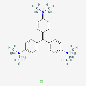 [4-[bis[4-[di((113C)methyl)amino]phenyl]methylidene]cyclohexa-2,5-dien-1-ylidene]-di((113C)methyl)azanium;chloride