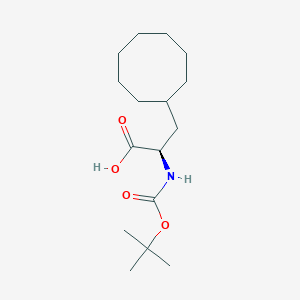 (R)-2-((tert-Butoxycarbonyl)amino)-3-cyclooctylpropanoic acid