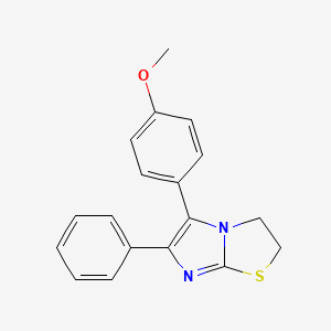 5-(4-Methoxyphenyl)-6-phenyl-2,3-dihydroimidazo[2,1-b][1,3]thiazole